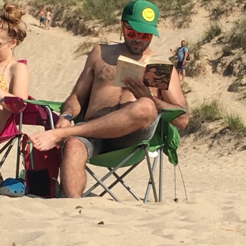 literally i’m convincing myself that this man on the beach (at lake michigan) is sufjan steven