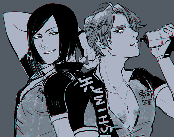 amaibou:  pedal drawings made quickly in between breaks to get my pedal fix