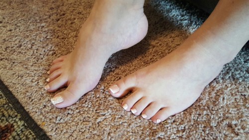 micofeet: rawrf00tage: I have a weakness for french pedicures Here’s an awesome friend of ours :)