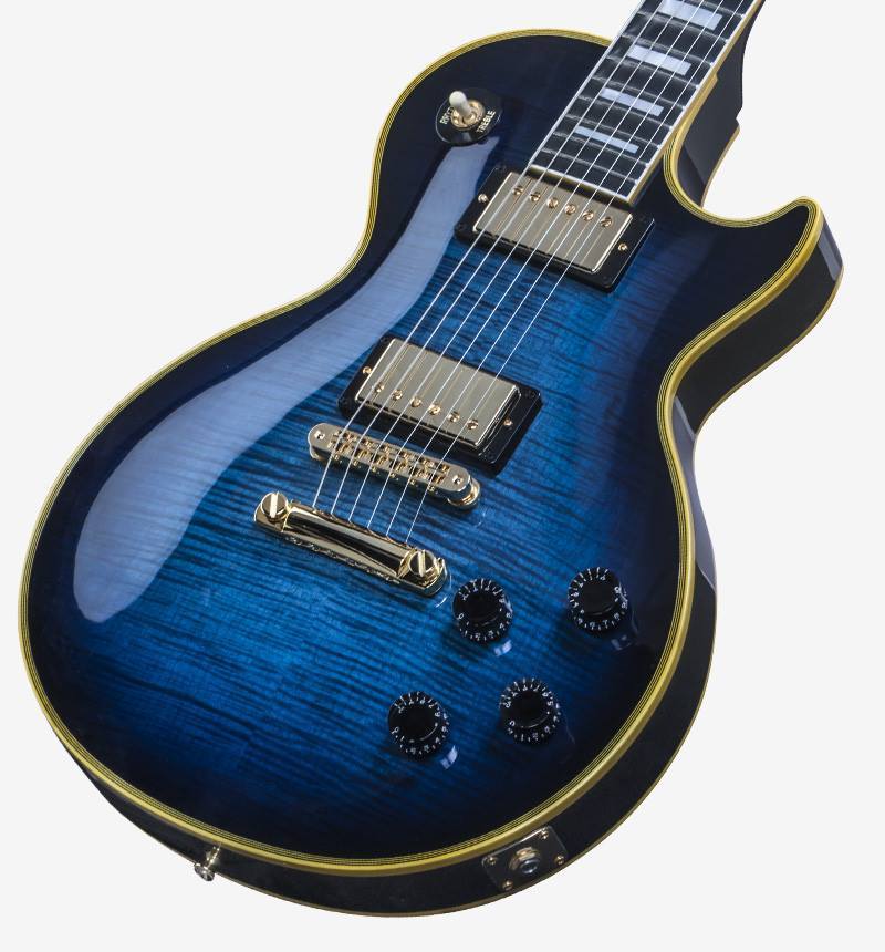 gibsonguitarsg:  Les Paul Custom Figured in Centipede Burst