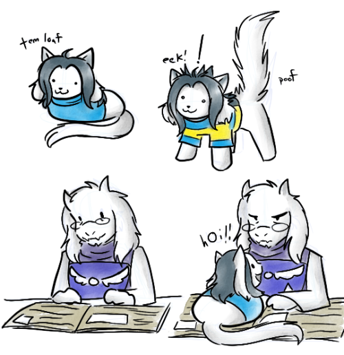 zarla-s:  temmies are dogs most likely but i like imagining them behaving like cats  If you aren&rsq