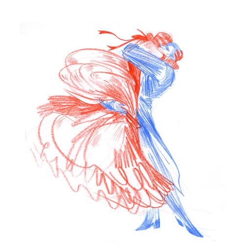 antoine-bonnet: WALTZ This is about love. some sketches for an upcoming illustration i’m worki