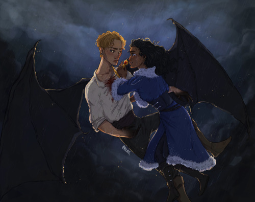 (Click for better quality) This is my piece for “Storm and the Cursed Prince” written by our wonderf