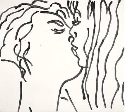 nearlya:Ghada AmerBlack Kiss