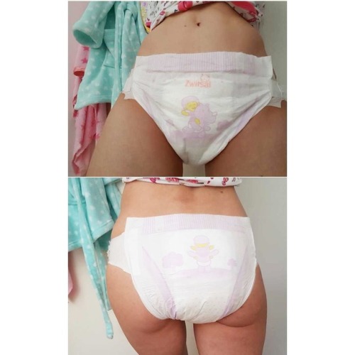 Yaay I got the new Zwitsal diapers ❤️ adult photos