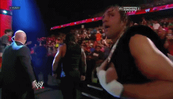 littlefuzzysheep:  alluctor:  Dean Ambrose: physically unable to stop talking smack.