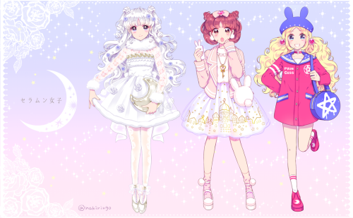 bigsamthompson:  !!! Sailor Moon-inspired fashion by 那貴りんご on pixiv!!! I love it!!!