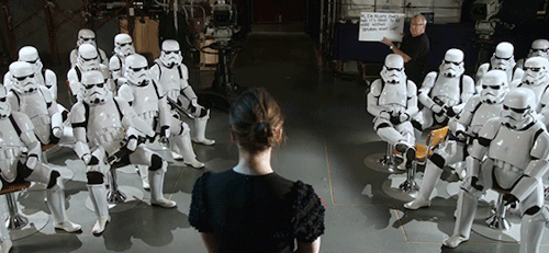 alejandra925: entertainmentweekly: Stormtroopers are NOT impressed with Felicity Jones’ SNL pr