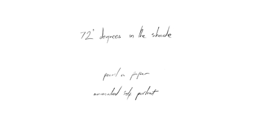 theblacklesbiancorner:  bluuamber:  tsabe:  T.S. Abe “72° Degrees in the Shade” Pencil on Paper  “72° Degrees in the Shade.”/“Animated Self Portrait Study” http://www.tsabe.co.uk/   This is magnificent !  This is