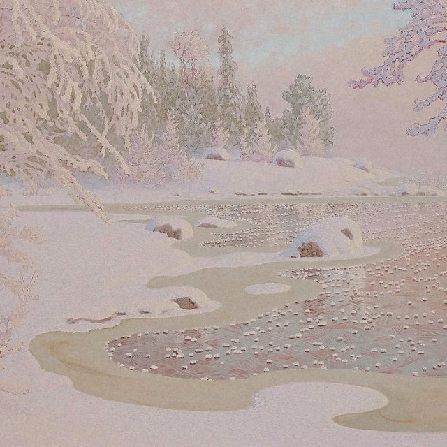 ancientsstudies:Winter in Gustaf Fjaestad&rsquo;s Paintings.