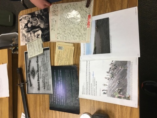 deaththekid1256:Things from Iwo Jima vets that they brought in today to my history class