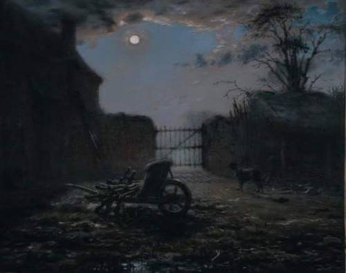 seasons-in-hell - Jean-Francois Millet (1868) ‘Moonlight’