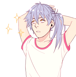 a-oba:  aoba in gym shorts (◉◞౪◟◉) 