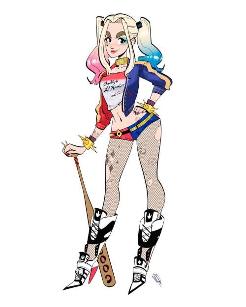 Finally watched Suicide Squad so I had to do a quick Harley Quinn drawing ❤️