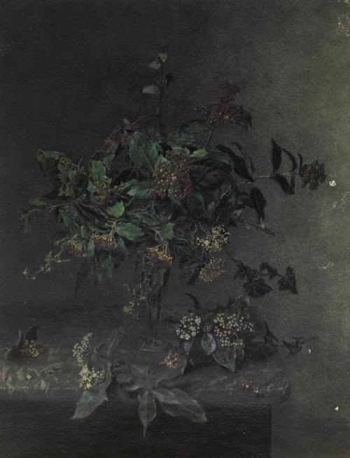 1910-again: Léon Bonvin, Vase of Wild Flowers, 1865