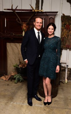 ikoiako:Sam Heughan and Caitriona Balfe - Outlander UK Premiere March 23, 2015. [X]