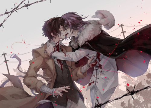vispero:BSD fanart! Внизапна! Sorry for blood, I hope you’re not triggered. <3