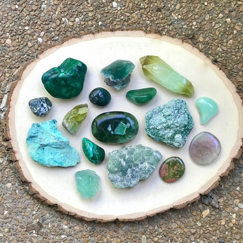 katiesbasement: Feeling the greens today… Lots of these are still up for grabs in my shop!