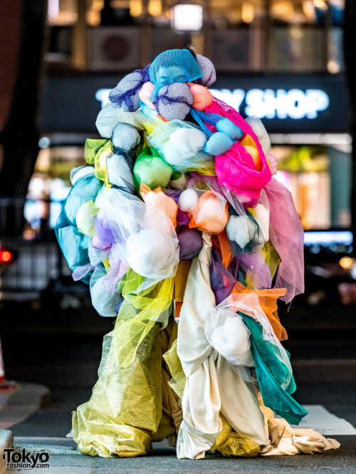 tokyo-fashion:17-year-old Japanese high school student Kanji on the street in Harajuku wearing a col