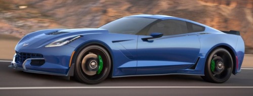 Genovation GXE, 2018. A new version of Genovation’s electric Corvette with be presented at the