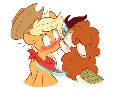 doodlemark:Suprise kisses for AJ