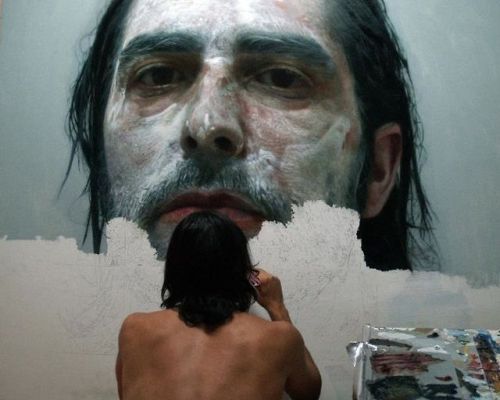 helloyoucreatives: Self-portraits by Hyper-realist painter Eloy Morales