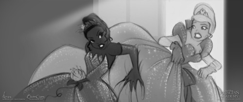thatsthat24:  muchymozzarella:  princeamongmen:  Storyboard and Concept Art On What Would Have Been The First Disney Short To Have Every Disney Lady Interacting With Each other! But Was Never Made After The 2D Animation Deportment Was Shut Down The Music