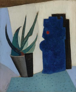 thunderstruck9:  Ángel Zárraga (Mexican, 1886-1946), Still Life with Cactus, 1916. Oil on canvas, 55 x 46 cm.