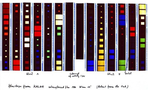 Frames from Kalah, film by Dora Maurer, András Kalusz and Zoltán Jeney (1980)