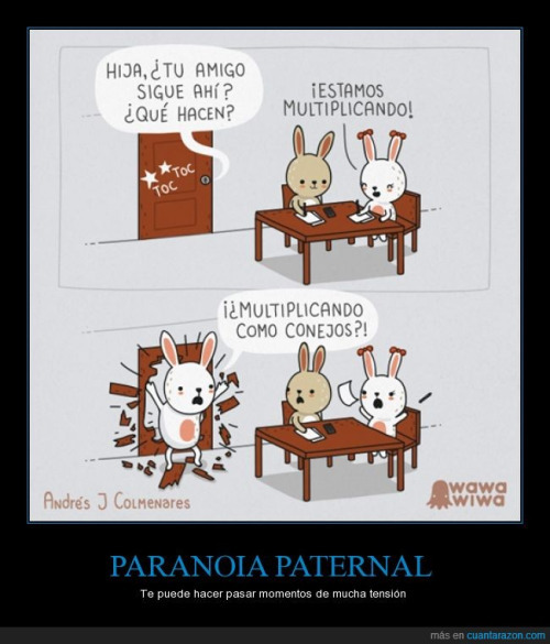 memator:PARANOIA PATERNAL - Te puede hacer pasar momentos de mucha… http://ift.tt/1Gg5bz0