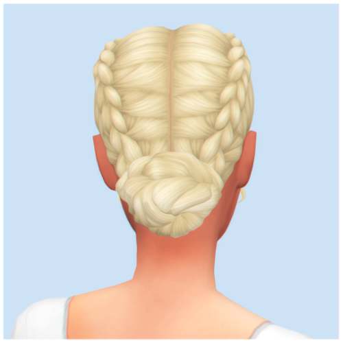 vernonsvault:  crimzon - sims 4 hairstyle teen - elder base game compatible hat compatible comes in 