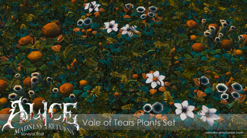 Alice Madness Returns Vale of Tears Plants SetExtracted and converted from original game “Alic