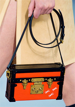 abigaildonaldson:  Mini trunk bags at Louis Vuitton Fall/Winter 2014