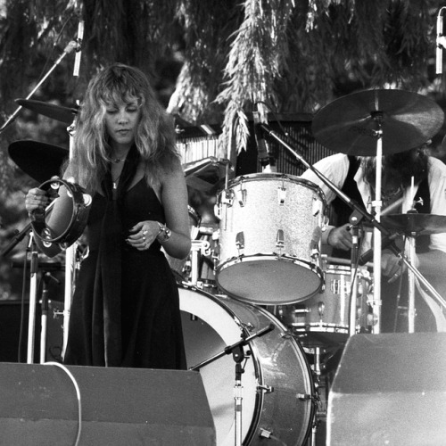 crystallineknowledge: Stevie photographed during the Rumours Tour in Santa Barbara, CA.  Photo 