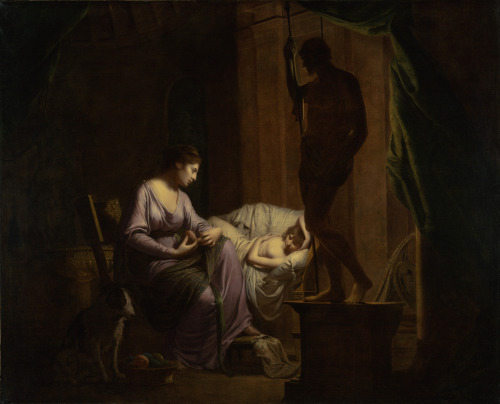 v-ersacrum: Joseph Wright of Derby, Penelope unraveling her web, 1783-1784