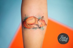 1337Tattoos:  Fox Done By Five Cats Tattoo In Buenos Aires, Argentina Fivesubmitted