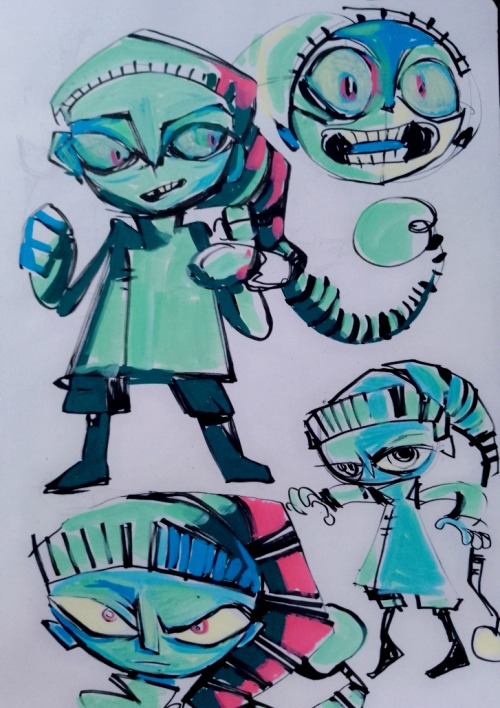 Various Sketches With Toothy And Doctor's Things, And Dartagnan