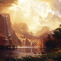 penthesileas:Art and Architecture - Albert Bierstadt was a German-American painter and a member of t