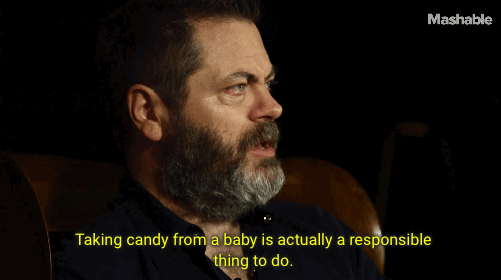 micdotcom:  Watch: Nick Offerman’s shower thoughts are everything.