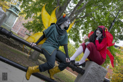 cowbuttcrunchies:   #double pistols #and a ;)Aradia&lt;&gt;Sollux, AAC 2014  ♈ Aradia Megido | Caledbuttscratch♊ Sollux Captor | Gothichamlet☉ Photography | Thegoldman 