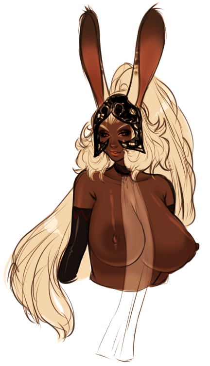 steffydoodles:Everyone posting fran/viera today SO I’ll reblog this old fran sketch since I am working on commissions and can’t draw something fancy and new for Easter! (I swear one day I’ll fix everything and do a whole piece with a BG for this)