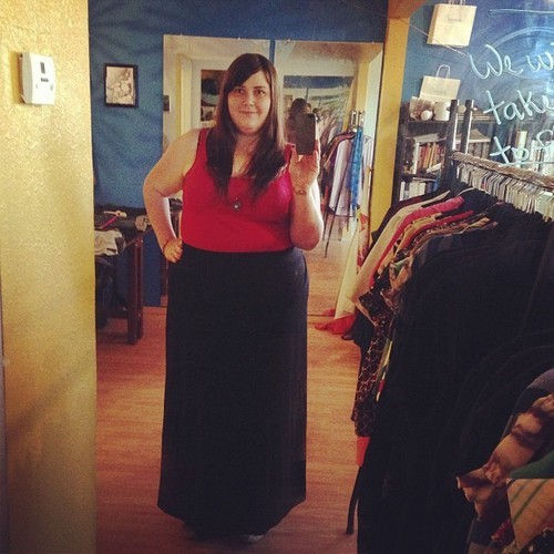 chubby-bunnies:  I’ve been living in maxi skirts this summer! taken at Glamazon,