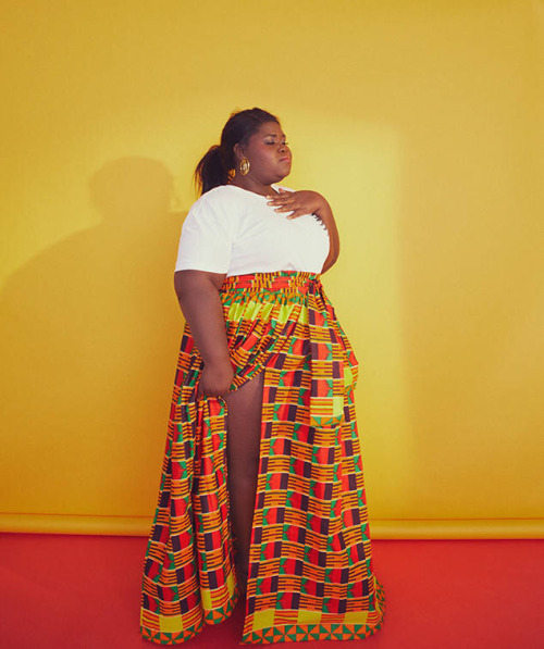 messy-elliot:Gabourey Sidibe, Nylon, April 2017