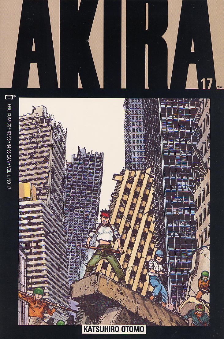 vintagemanga:  OTOMO Katsuhiro (大友 克洋), Akira / アキラEpic comics covers,
