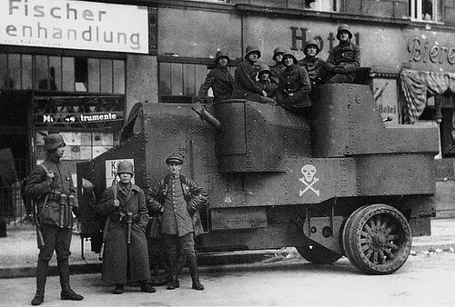 German Freikorps (Free Corps) during the Kapp Putsch, 1920.The Kapp Putsch was an attempt to overthr