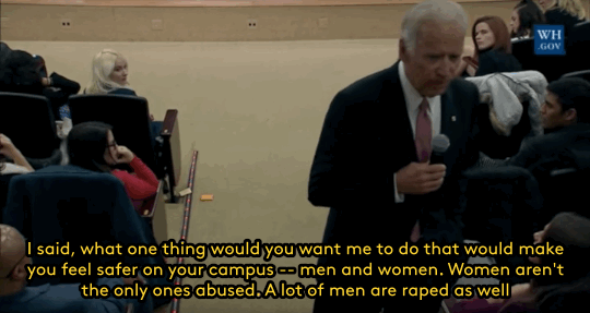 refinery29: Joe Biden went on a passionate rant about the cowardice of men who don’t