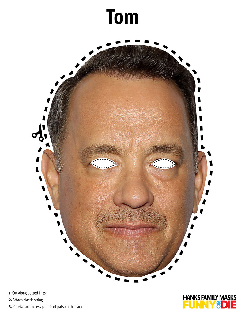 6 Tom Hanks Family Masks for Halloween
Now you and your family can be the Hanks family, which means you can be the best family!