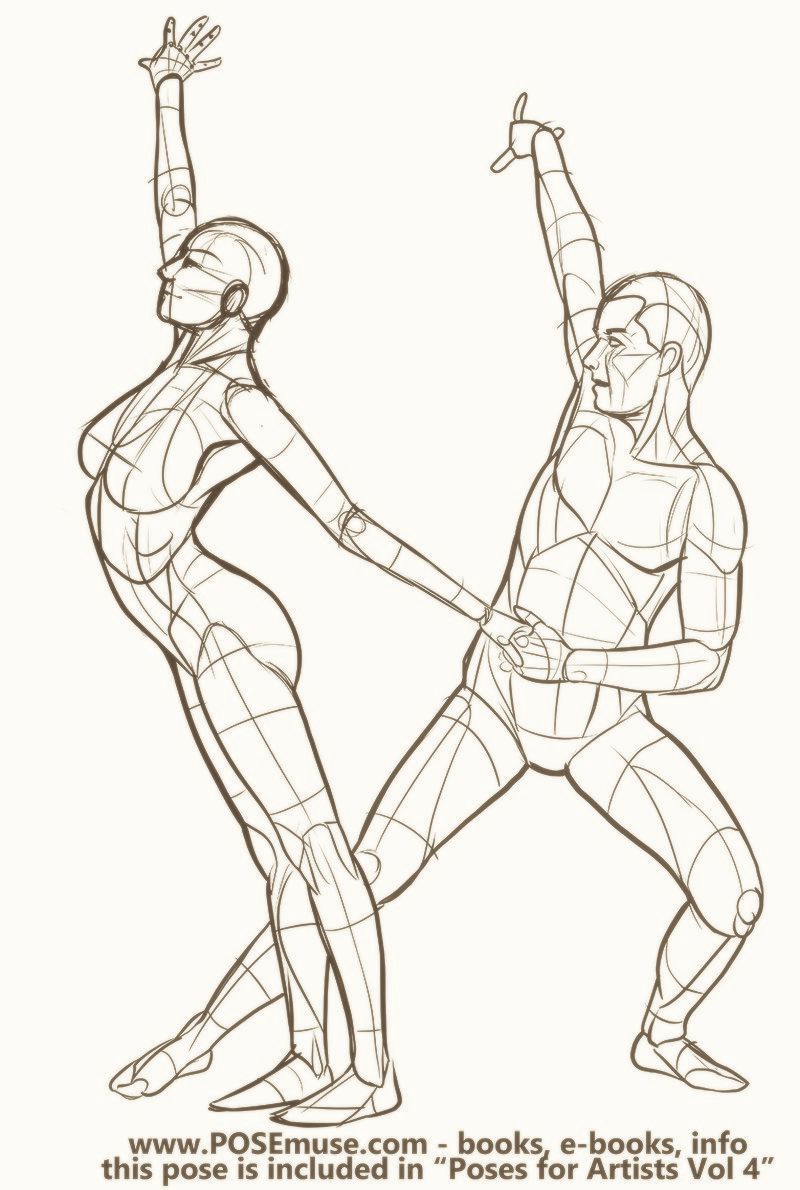 Couple Poses Reference | Figure Drawing