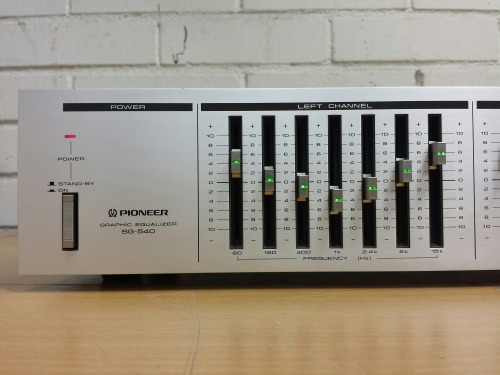 Pioneer SG-540 Stereo Graphic Equalizer, 1985