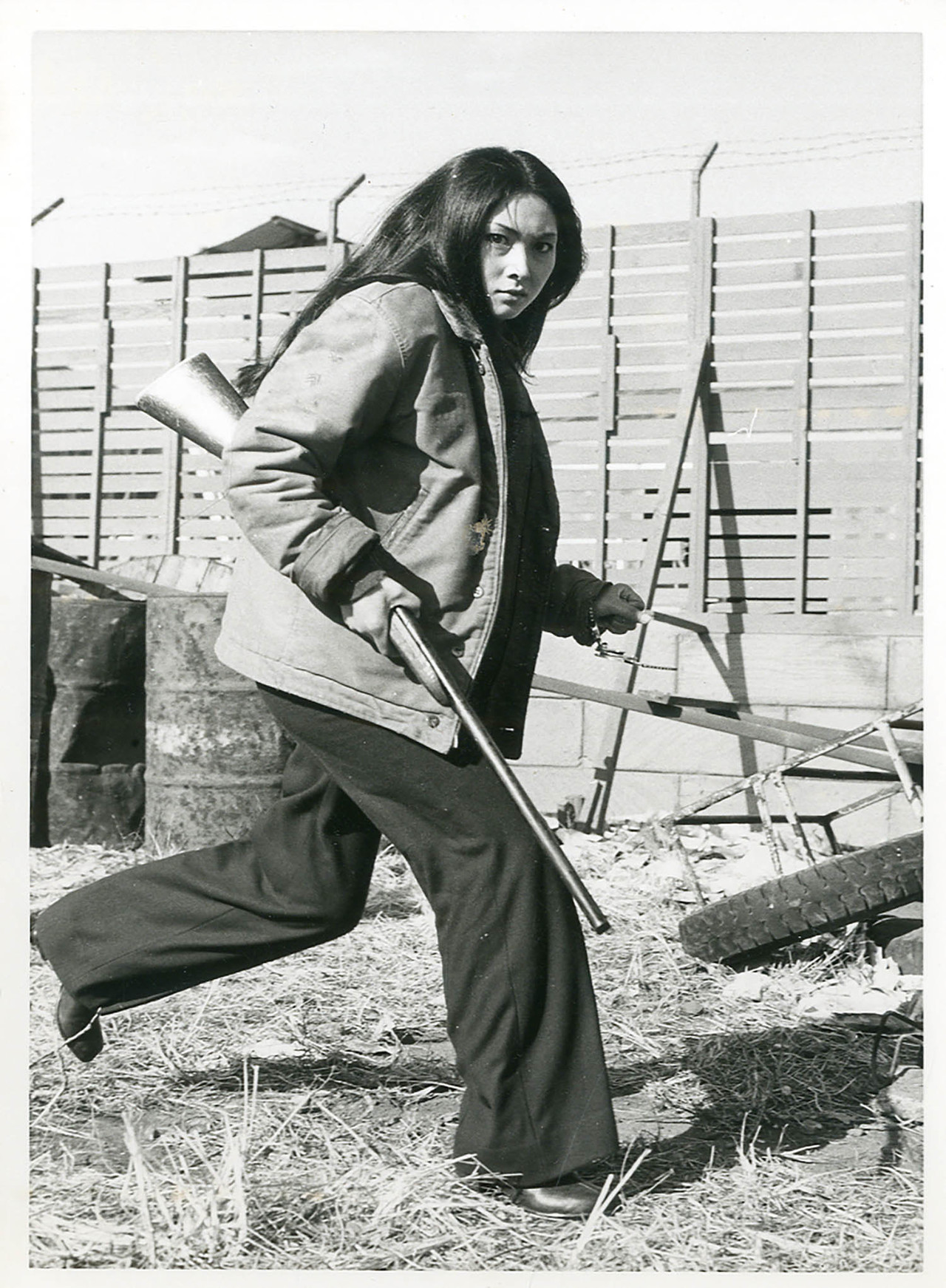 fuckyeahmeikokaji: Meiko Kaji (梶芽衣子)  in a press photo for Female Convict